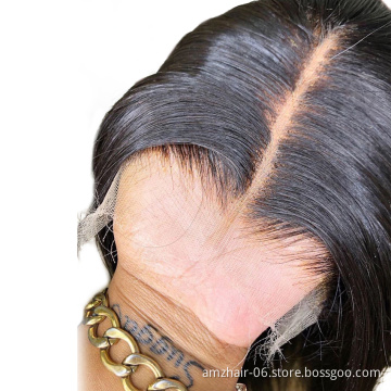 Cheap Human Hair Wig Vendors Wholesale Price Raw Indian Virgin Cuticle Aligned Hair HD Full Transparent Lace Front Closure Wigs